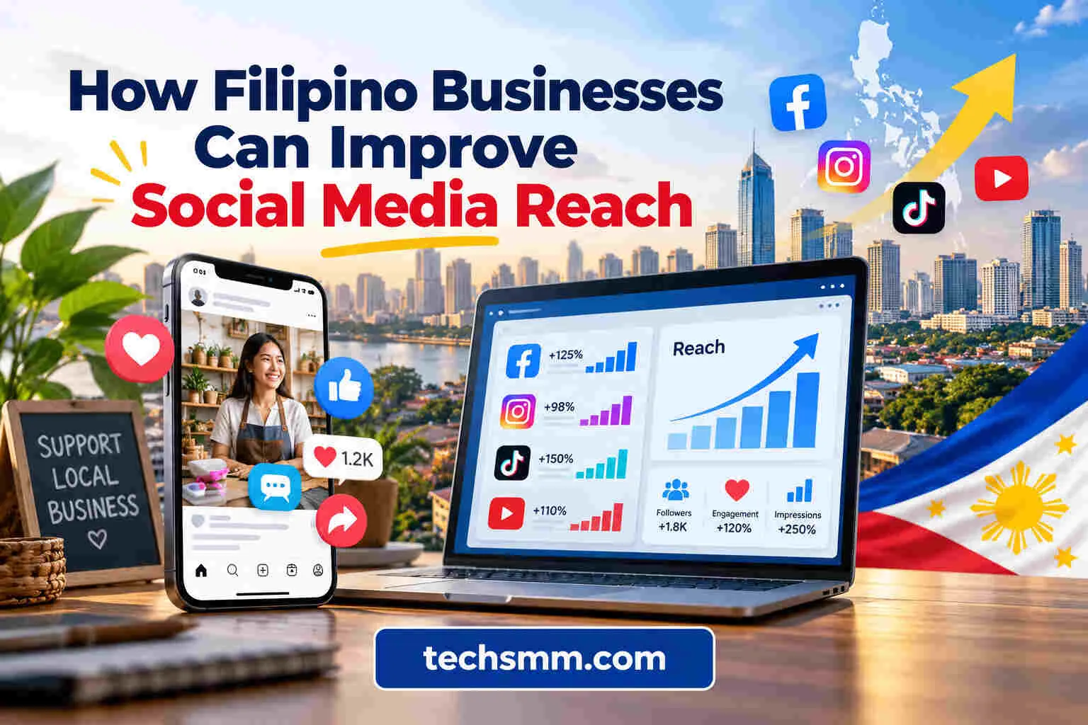 How Filipino Businesses Can Improve Social Media Reach Fast