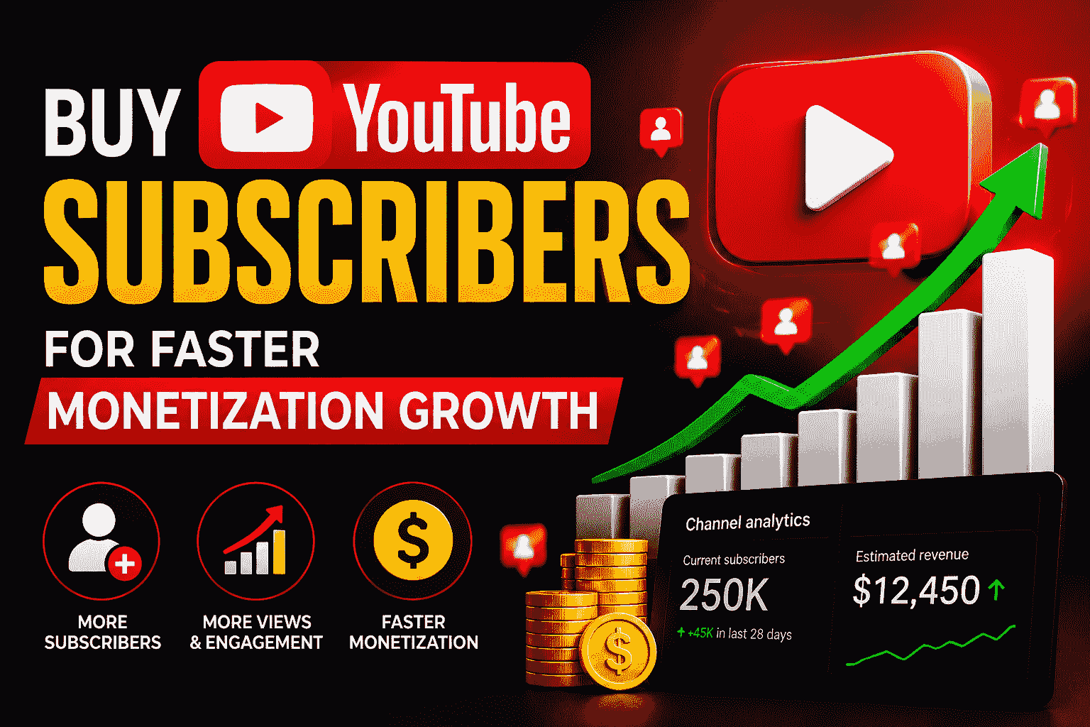 Buy YouTube Subscribers for Faster Monetization Growth: What Creators Need to Know